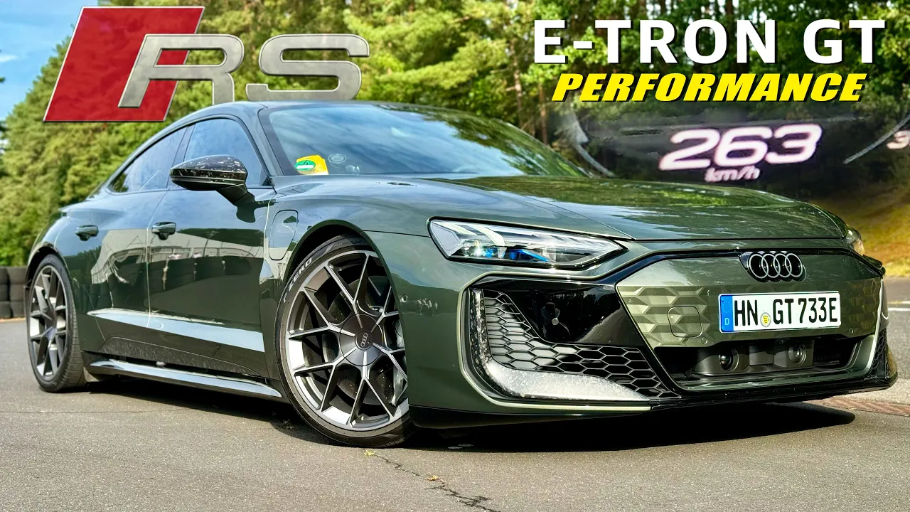 2025 Audi RS E-Tron GT PERFORMANCE 925HP // FULL REVIEW 0-100 100-200 & TOP SPEED
