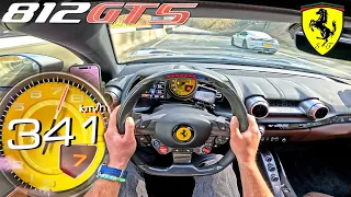 FERRARI 812 GTS is the 800HP V12 that will do 200MPH / 320KMH like it's nothing..