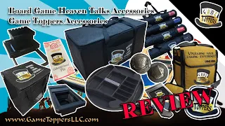 Board Game Heaven Talks Accessories 72: Game Topper Accessories - the coolest gaming swag!