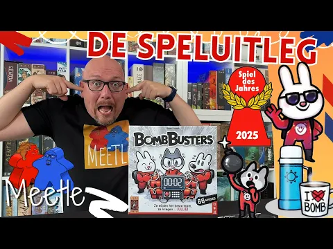 Hoe speel je BOMB BUSTERS? De Speluitleg in het Nederlands (Spiel des Jahres 2025)