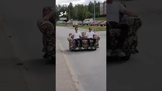 Taking ‘couch surfing’ to a whole new level! 😂🔥 #DIY #carmods #funny