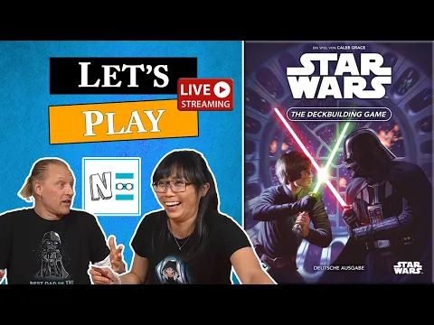 How to Play STAR WARS: THE DECK BUILDING GAME - Live Board Game Playthrough & Review e144
