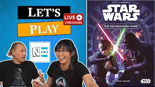 How to Play STAR WARS: THE DECK BUILDING GAME - Live Board Game Playthrough & Review e144
