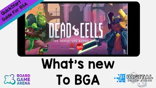 What's new to BGA. Dead Cell - Quickstart Guide on Board Game Arena.