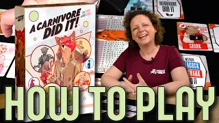 A Carnivore Did It - How to Play - Boardgame Ninja - Explainer