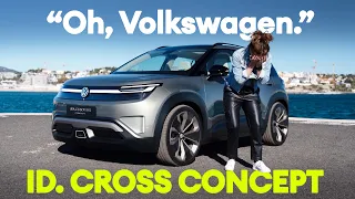 VW ID. Cross concept: first "drive" of the 2026 T-Cross EV