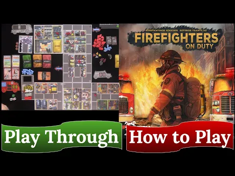 Firefighters on Duty (2-Player Scenario 1) How to Play & Play Through