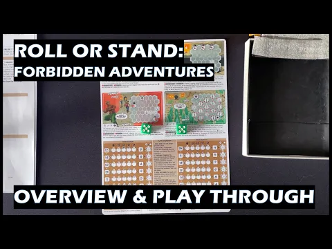 Roll or Stand Forbidden Adventures PnP board game preview