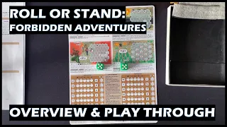 Roll or Stand Forbidden Adventures PnP board game preview