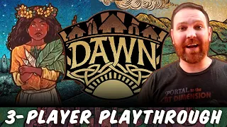 Dawn Tutorial Gameplay — Semi-Co-Op Hidden-Role Village Building
