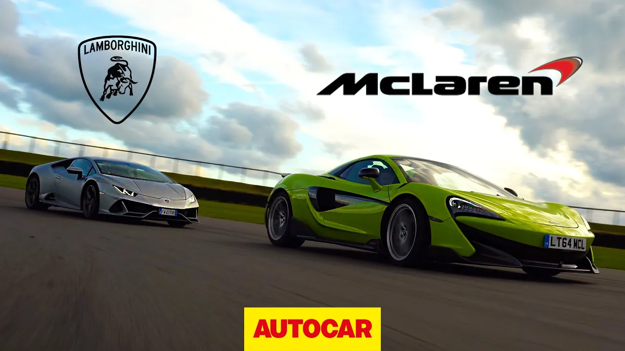 Lamborghini Huracan Evo v McLaren 600LT | Track Review | Autocar