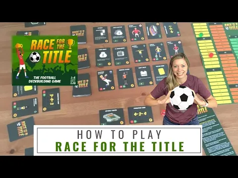 Race for the Title | How to Play | Playthrough | Family Board Game | Solo Board Game