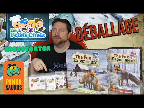Jeu The Fox Experiment Déballage (unboxing) | Les Petits Chefs