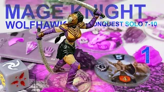 Mage Knight: Not so Good, Not so Evil - Wolfhawk Solo Conquest 7-10 (Part 1)