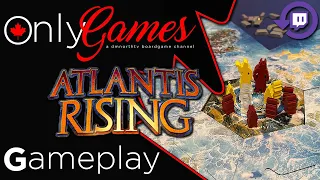 Atlantis Rising Board Game Gameplay - Twitch Live Stream Replay
