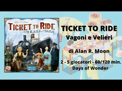 Ticket To Ride - Vagoni e Velieri (gioco da tavolo) - Tutorial italiano