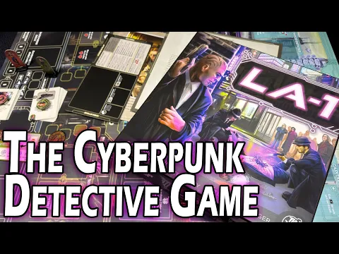 LA-1: Solo and Co-op Cyberpunk Detective Game (Overview and Review)