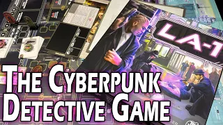 LA-1: Solo and Co-op Cyberpunk Detective Game (Overview and Review)