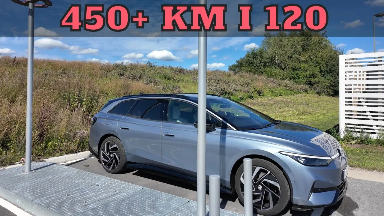 Volkswagen ID.7 Pro S Tourer - Räckviddstest på motorväg | Elbilsmagasinet