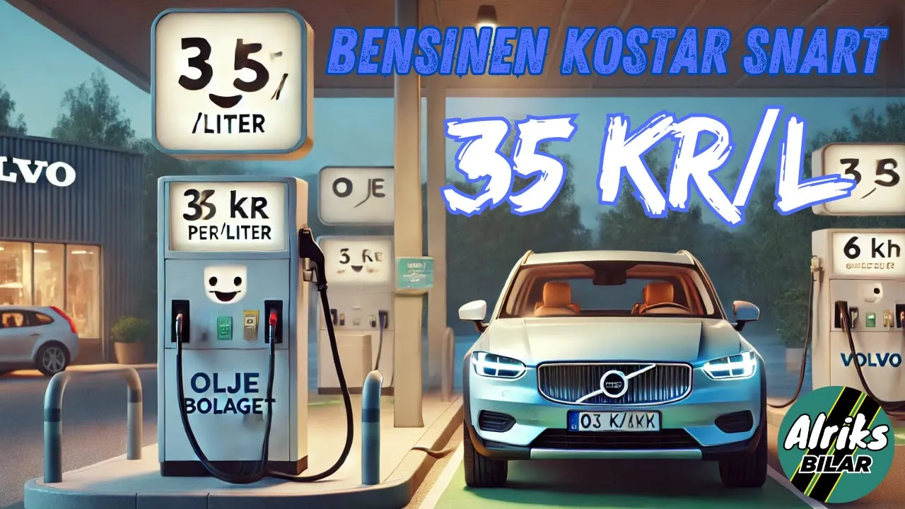 Bränslepriset är på väg mot 35 kronor!