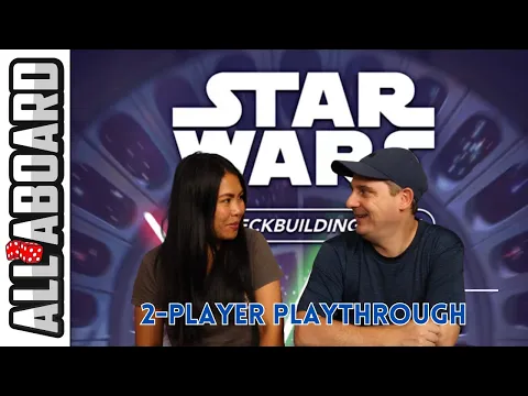 STAR WARS: THE DECKBUILDING GAME | Boardgame | How to Play and Full 2-Player Playthrough