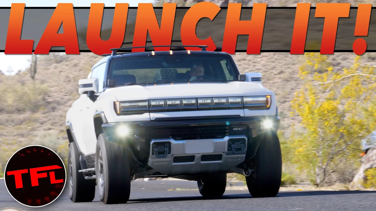I Test the 9,200 Pound Hummer EV From 0-60 and Scare Myself!
