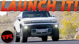 I Test the 9,200 Pound Hummer EV From 0-60 and Scare Myself!