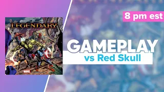 Marvel Legendary Gameplay vs Red Skull and First Impressions