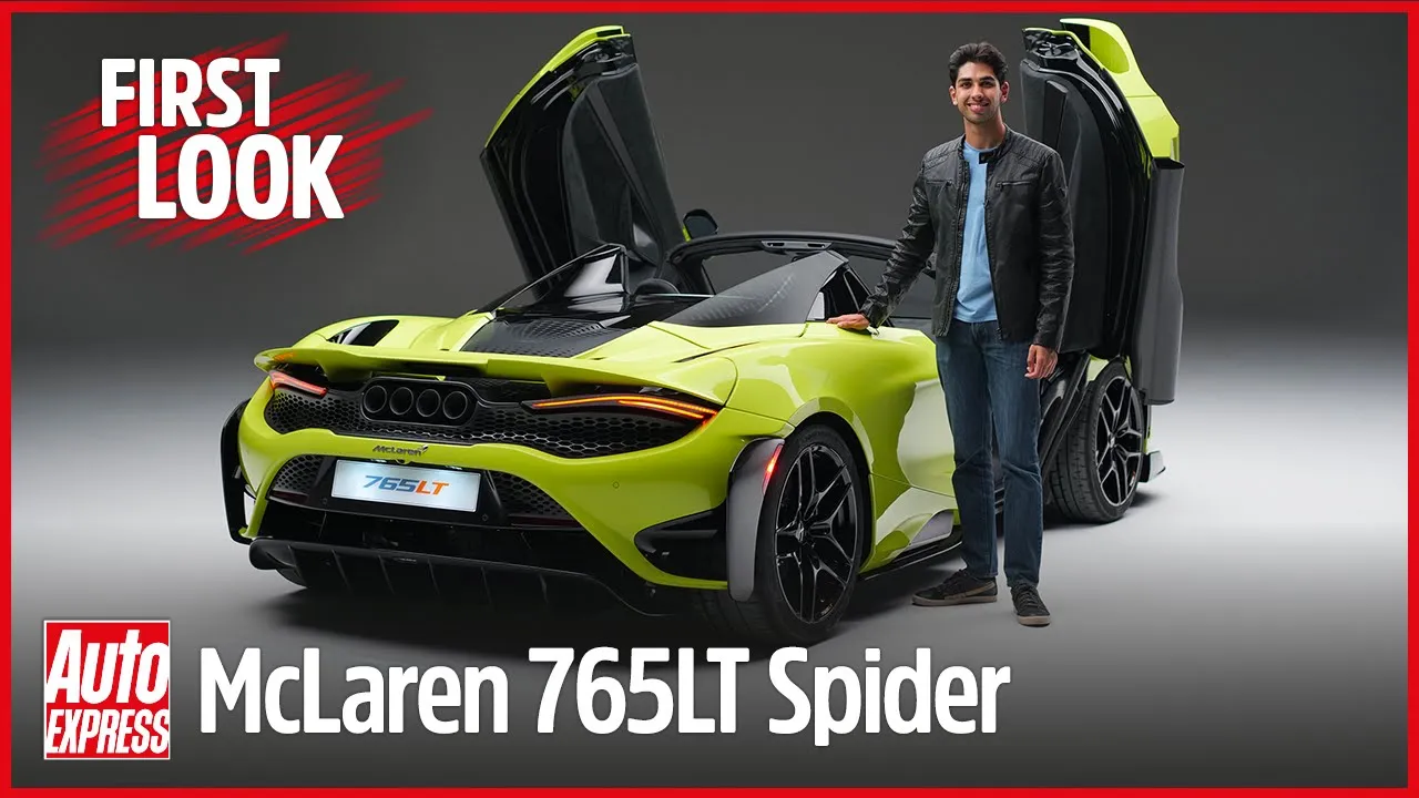 NEW McLaren 765LT Spider first look: McLaren's most powerful convertible ever | Auto Express