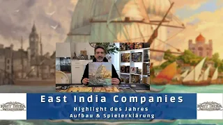Brettspielfreunde Rhein Sieg mit East India Companies / Highlight des Jahres / Aufbau + Erklärung