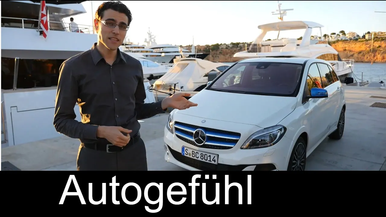 2015 all-new Mercedes B-Class Electric Drive MPV REVIEW test drive B-Klasse - Autogefühl