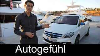 2015 all-new Mercedes B-Class Electric Drive MPV REVIEW test drive B-Klasse - Autogefühl