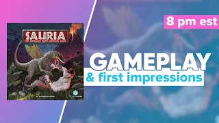 Sauria Gameplay & First Impressions | A Dinosaur Survival Game That's Not Jurassic Park