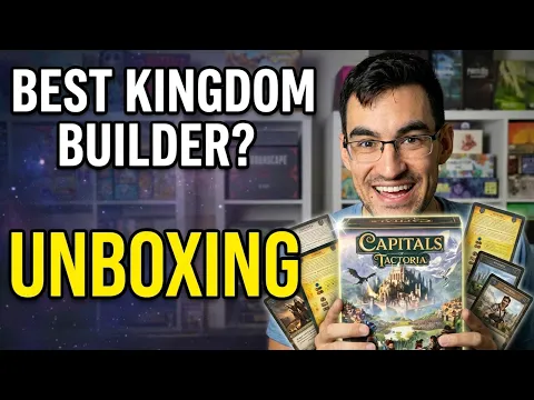 Capitals of Tactoria Board Game Unboxing | Gamefound Preview