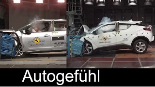 Crash test: Toyota C-HR & Citroen C3 Euro NCAP - Autogefühl
