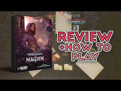 Merchants of Magick Review & How to Play | Craft and Sell your wares whilst rolling and writing!