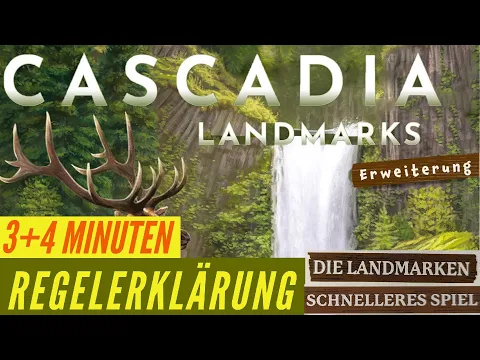 Cascadia Landmarks Regeln Anleitung - Erweiterung Spiel des Jahres 2022