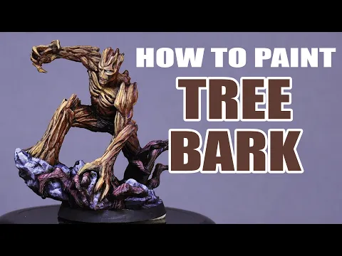 How to paint Tree Bark