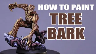 How to paint Tree Bark