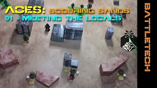 BattleTech ACES "Scouring Sands" Mission 1 - ION Radio Battle Report