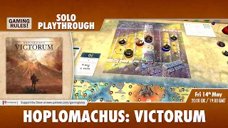 Hoplomachus: Victorum - Solo Playthrough
