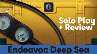 Endeavor: Deep Sea - Solo Board Game Playthrough & Review