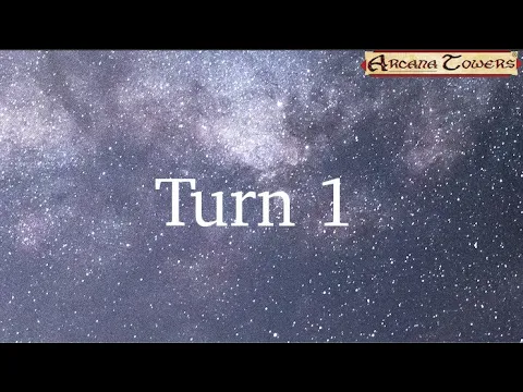 TURN 1: Casting and Turn Actions- Arcana Towers Tarot Themed Board Game