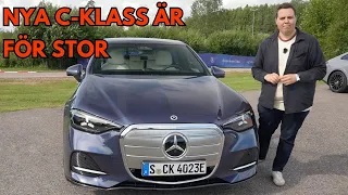 Första genomgång och provkörning av nya Mercedes C-klass | Förbättrad luftfjädring