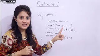 C_85 Function in C - part 2 | Function Declaration with program