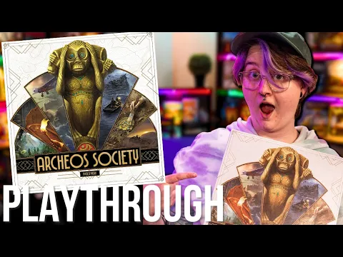 Collecting and Curating! - Archeos Society Board Game Playthrough!
