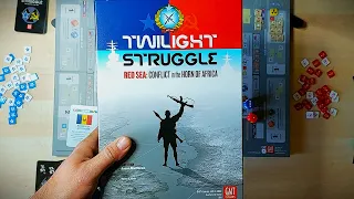 Solo Playthrough | Twilight Struggle: Red Sea conflict, GMT Games | Winter Quartering