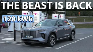 Hongqi E-HS9 120 kWh Exclusive+ range test