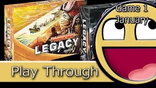 January Playthrough: Pandemic Legacy Season 2: Game 1 (Spoilers!)