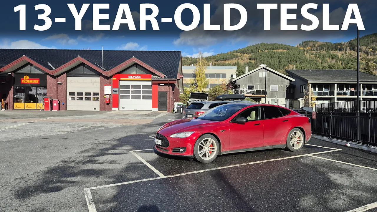 Battery degradation and real-world range of 2013 Tesla Model S P85 after 417,000 km